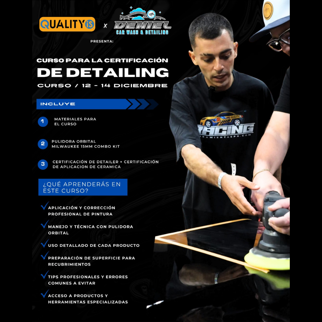 Curso de Detailing Profesional y Recubrimiento Cerámico