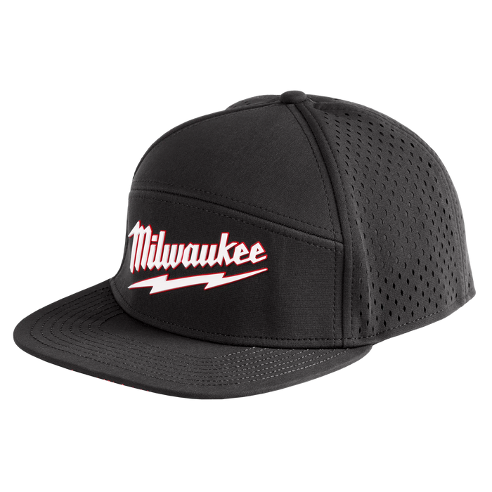 Flat Brim Snapback | Black