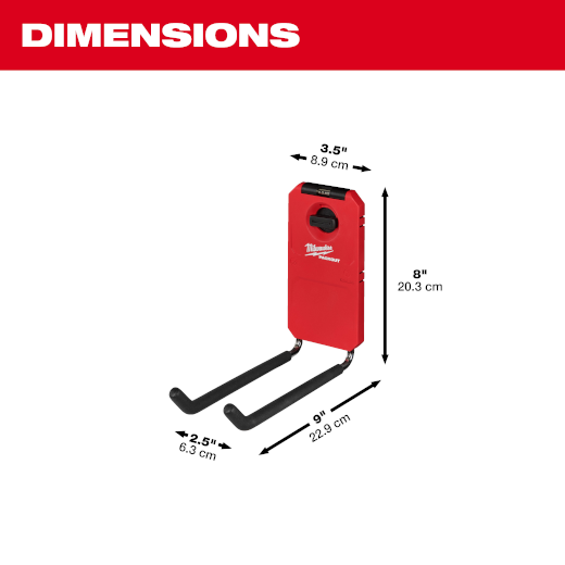 PACKOUT™ 9” Straight Hook