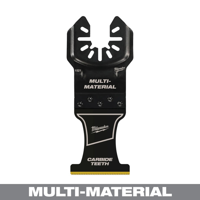 MILWAUKEE® OPEN-LOK™ 1-3/8" Carbide Teeth Multi-Material Multi-Tool Blade