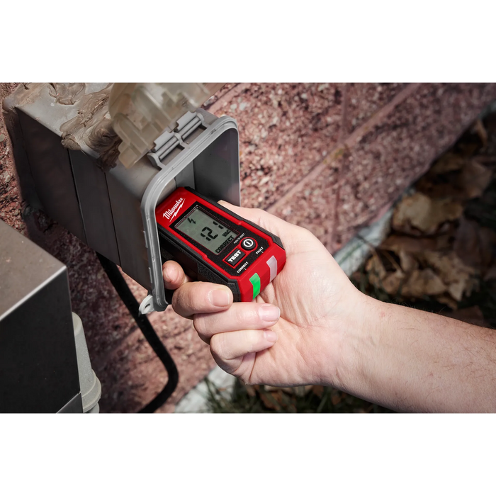 Digital GFCI Receptacle Tester and Voltage Detector w/ LED