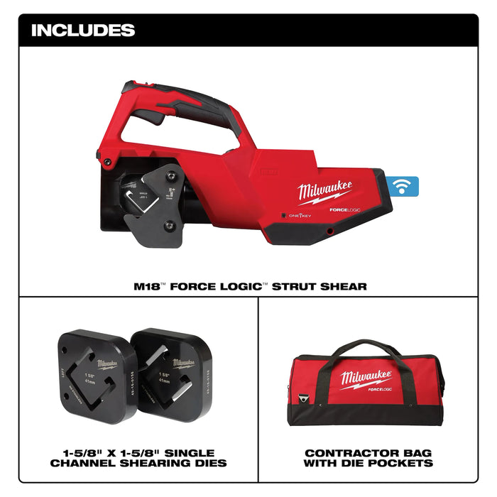 M18™ FORCE LOGIC™ Single Channel Strut Shear
