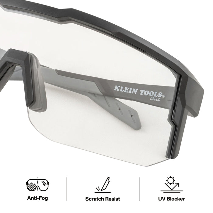 Blade Safety Glasses, Clear Lens