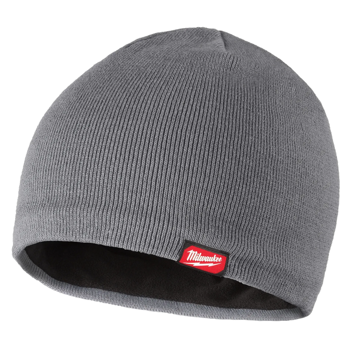 Fleece-Lined Beanie Gray