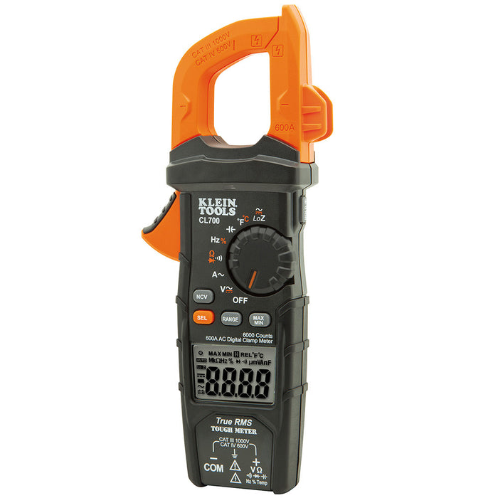 Digital Clamp Meter, AC Auto-Ranging TRMS, Low Impedance (LoZ) Mode