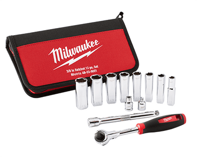 12-Piece 3/8 in. Drive Metric Socket Set