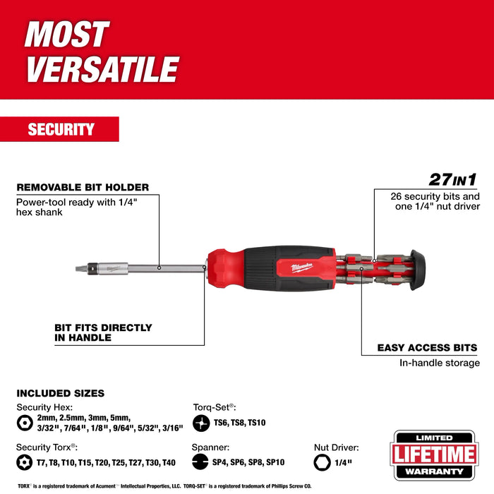 27-in-1 Security Multi-Bit Screwdriver
