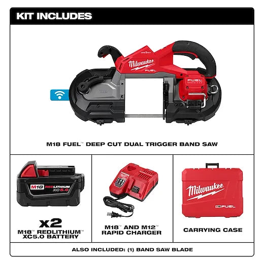 M18 FUEL™ Dual Trigger Deep Cut Band Saw Kit