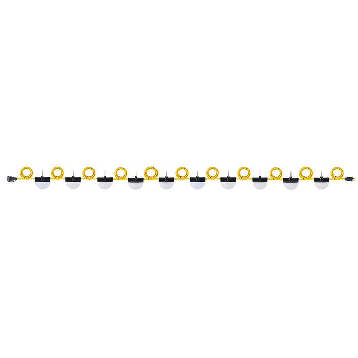 Ultra Economy LED String Light, 65 Watt, 8,000Lm, 50FT 16/3 SJTW Cable - Constant Current Driver.
