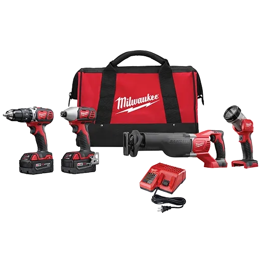 M18™ Cordless Lithium-Ion 4-Tool Combo Kit