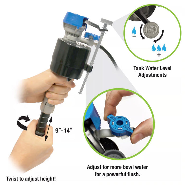 PerforMAX® Fill Valve & 2 inch Flapper Repair Kit
