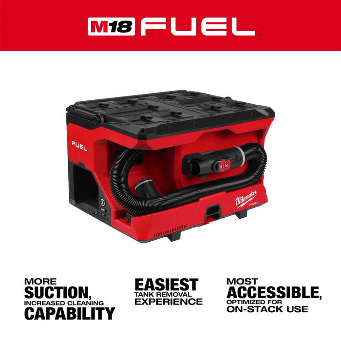 M18 FUEL™ 4 Gallon Wet/Dry Vacuum w/ PACKOUT™ Compatibility & VACLINK™