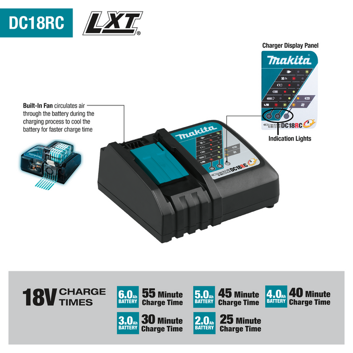 18V LXT® Lithium‑Ion Rapid Optimum Charger