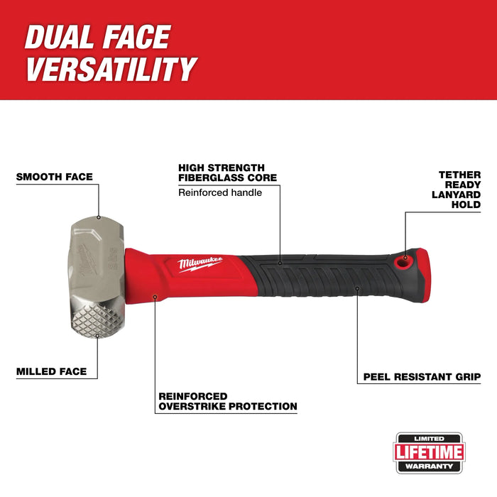 2lb Fiberglass Drilling Hammer