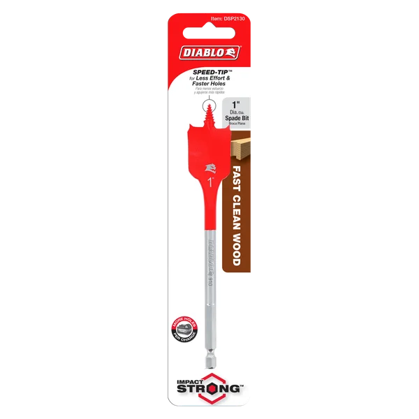 1" x 6" Spade Bit for Wood