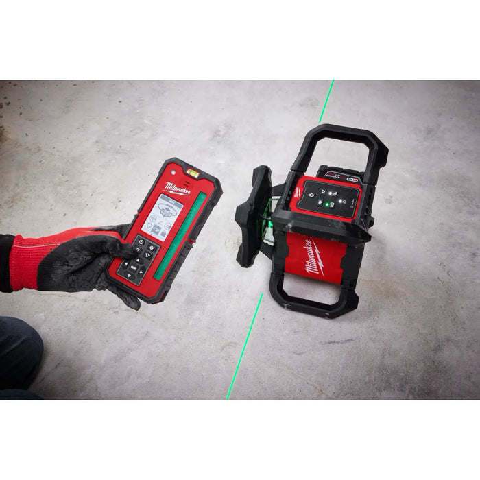 Green Rotary Laser Remote Control & Receiver