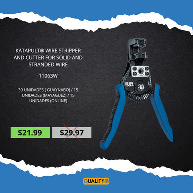 Katapult® Wire Stripper and Cutter for Solid and Stranded Wire *** Black Friday Special ***