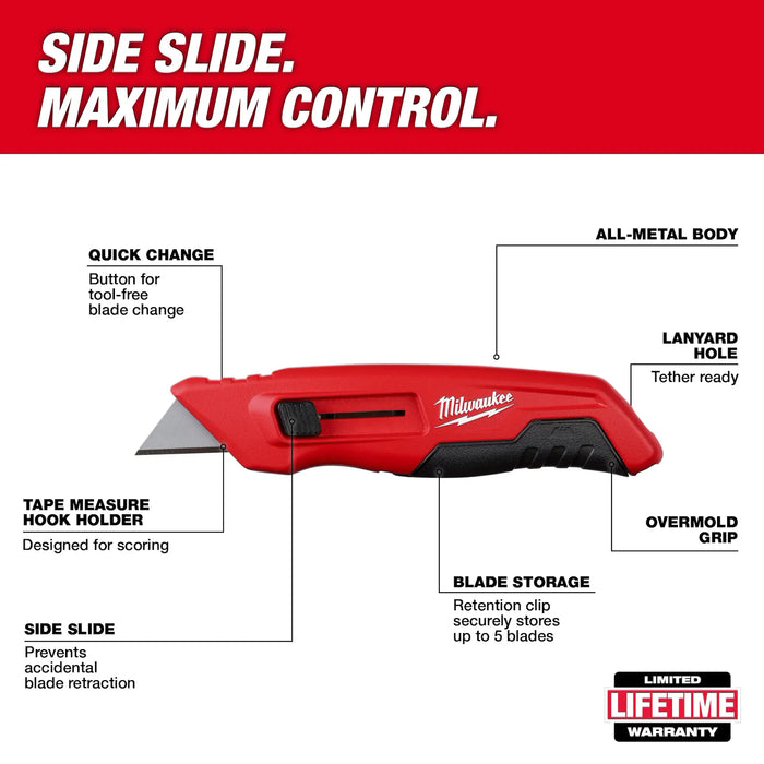 Side Sliding Utility Knife