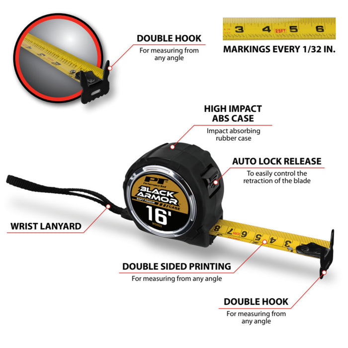 16' Heavy-Duty Tape Measure