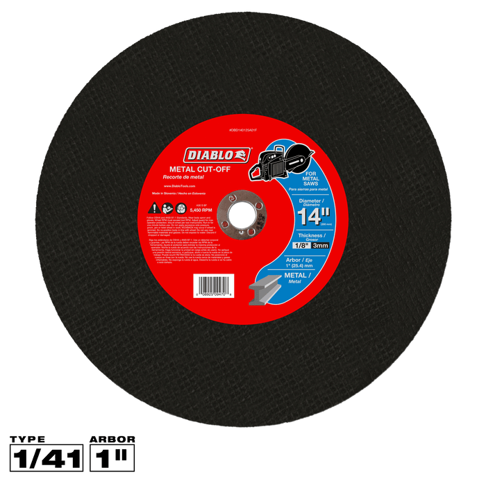 Diablo 14" Metal Cut-Off Disc