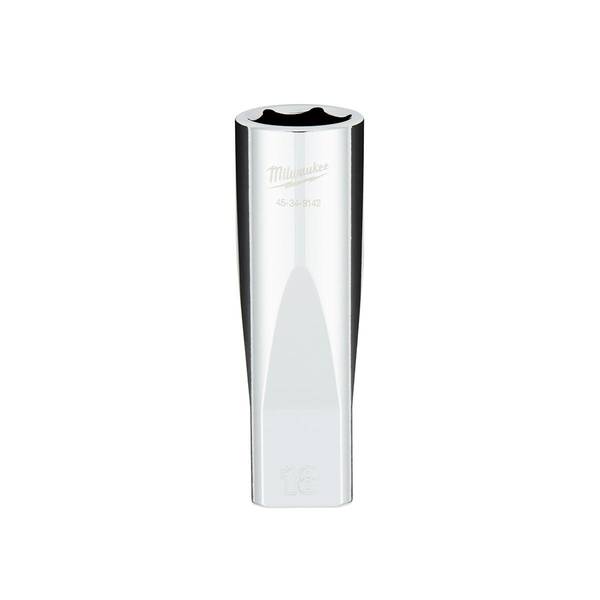 1/2 in. Drive 18MM Metric 6-Point Deep Socket with FOUR FLAT™ Sides