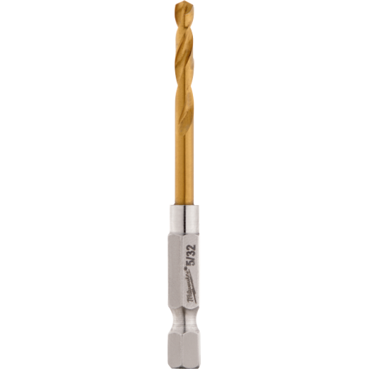 5/32" SHOCKWAVE Impact Duty™ RED HELIX™ Titanium Drill Bit