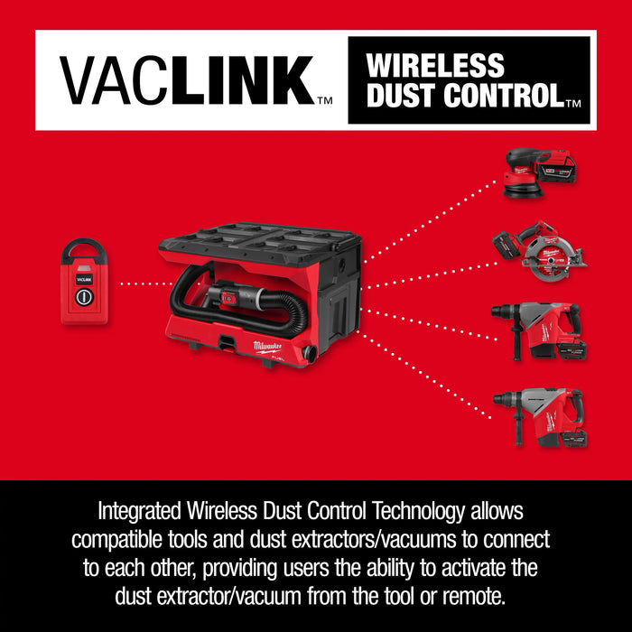 M18 FUEL™ 4 Gallon Wet/Dry Vacuum w/ PACKOUT™ Compatibility & VACLINK™