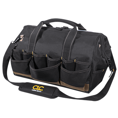 CLC Tool Works Series 18″ Tool Bag with Top-Side Plastic Parts Tray
