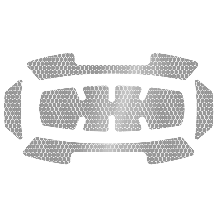 Bolt Reflective Stickers - Silver
