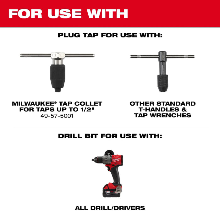 4-40 NC Straight Flute Plug Tap & #43 Drill Bit