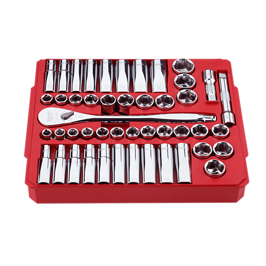 47 pc. 1/2 in. Socket Wrench Set (SAE & Metric)