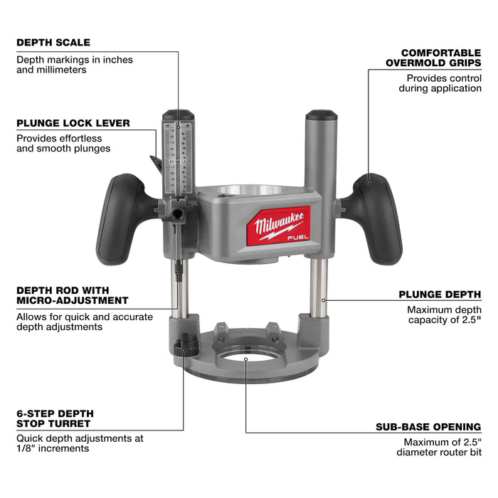 M18 FUEL™ 1/2" Router Kit