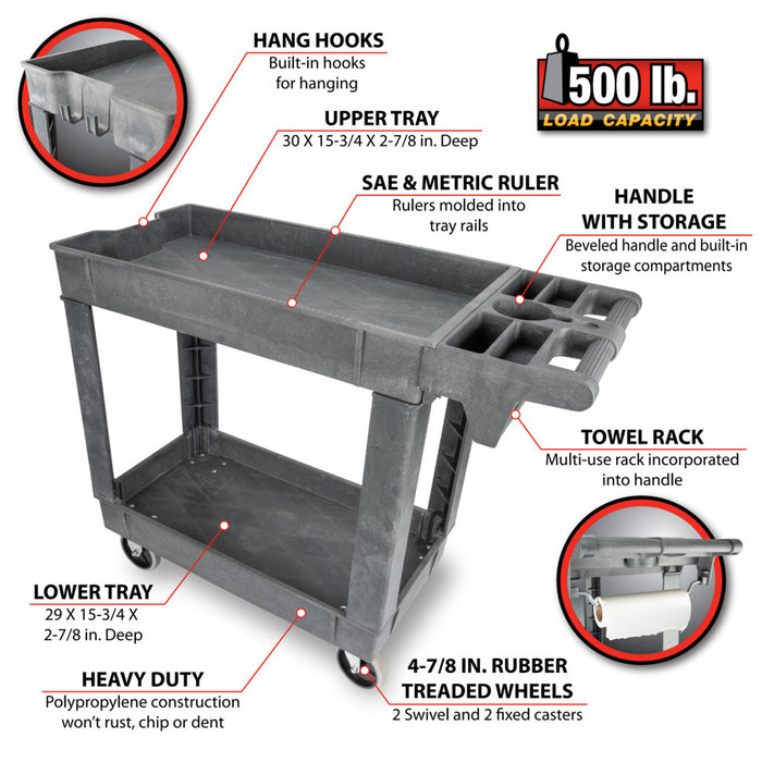 Poly Service Cart 30 x 16"