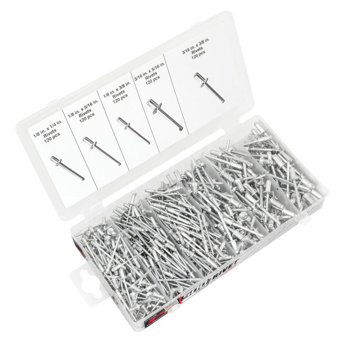 500 pc. Rivet Assortment Set