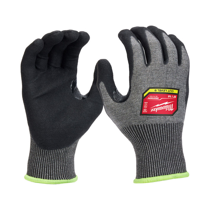 Large High Dexterity Cut 9 Resistant Polyurethane Dipped Outdoor & Work Gloves