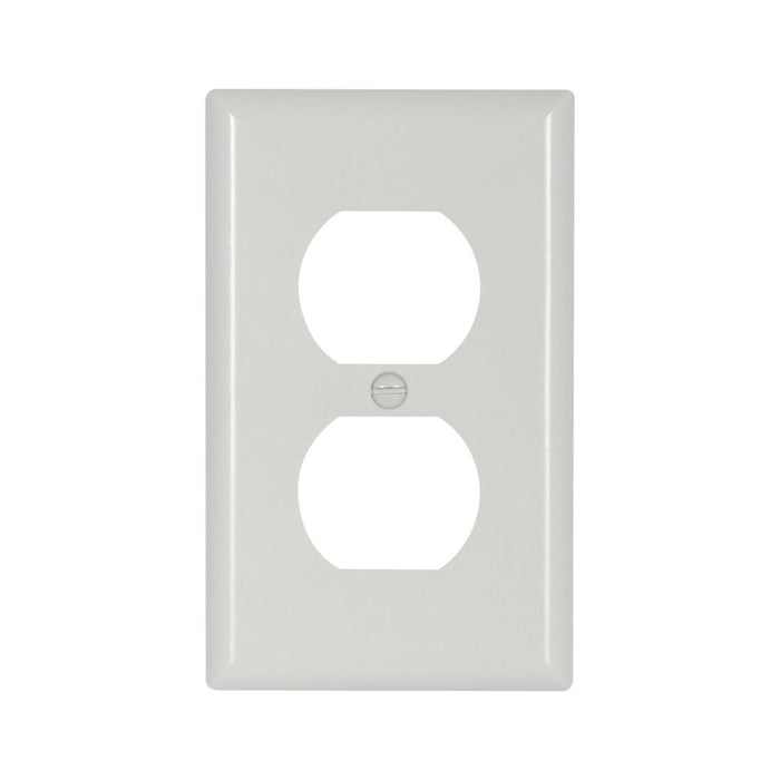 Eaton Duplex Receptacle Wallplate White High-Gloss