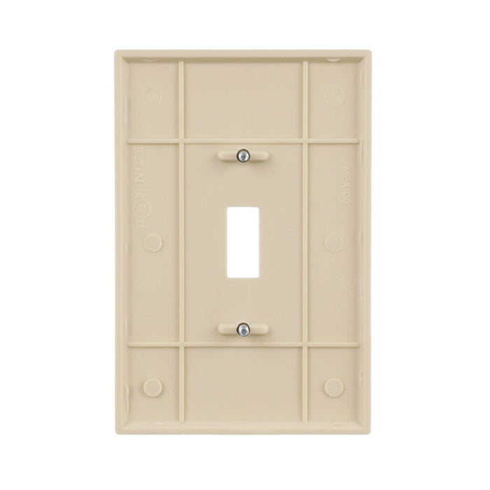 Eaton Wall Plate 1-Gang Ivory