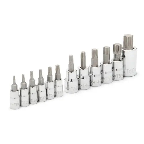 GearWrench 12 Piece 1/4", 3/8" & 1/2" Drive Torx® Bit Socket Set