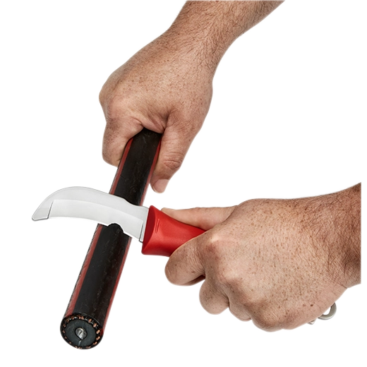 Lineman’s Blunt Tip Hawkbill Knife w/ STICKWORK™ 3in1 Ring