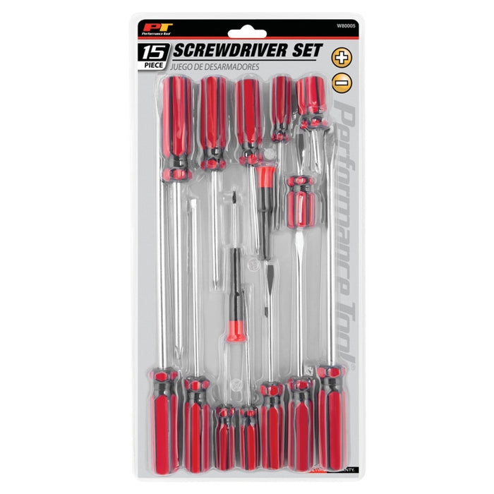 15 pc. Screwdriver Set