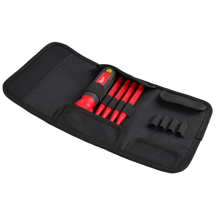 4-in-1 1000V Insulated Slim Tip Multi-Bit Screwdriver
