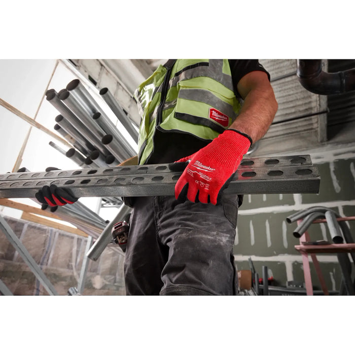 (1) Cut Level 3 Nitrile Dipped Gloves - L