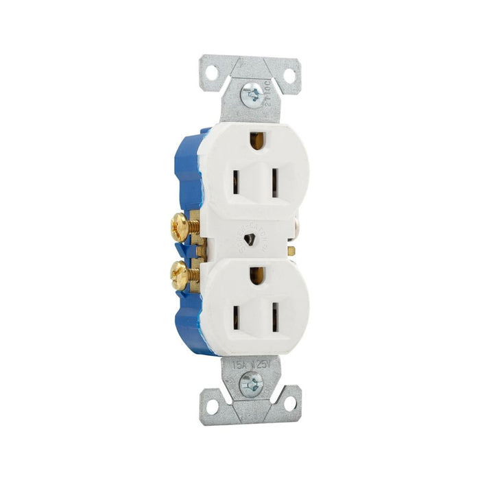 Eaton Duplex Receptacle 15A 125V NEMA 5-15R 3-Wire White