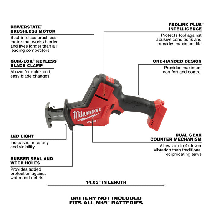 M18 FUEL™ HACKZALL® Reciprocating Saw