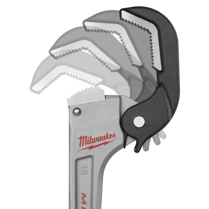 18" Aluminum Self-Adjusting Pipe Wrench