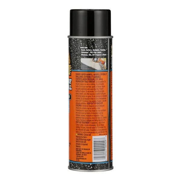 Gorilla Waterproof Patch & Seal Spray Black 14oz