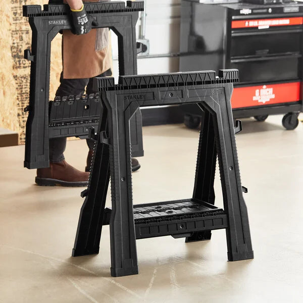 Stanley Portable Folding Sawhorse (2-pack)