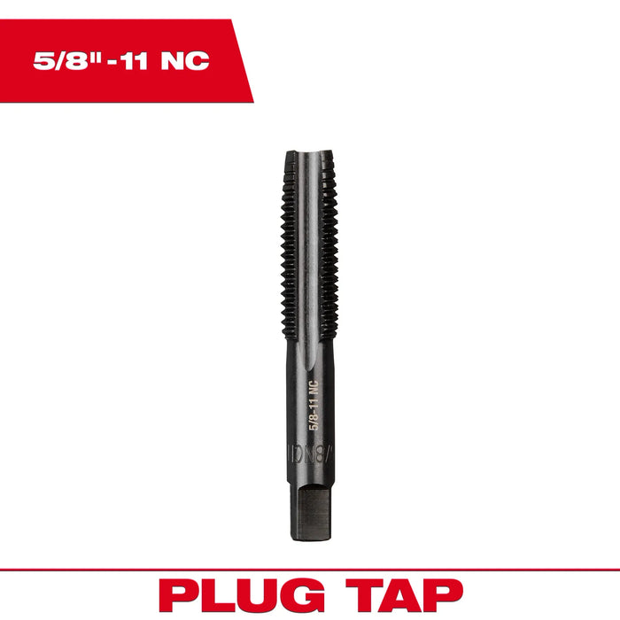 5/8"-11 NC Straight Flute Plug Tap