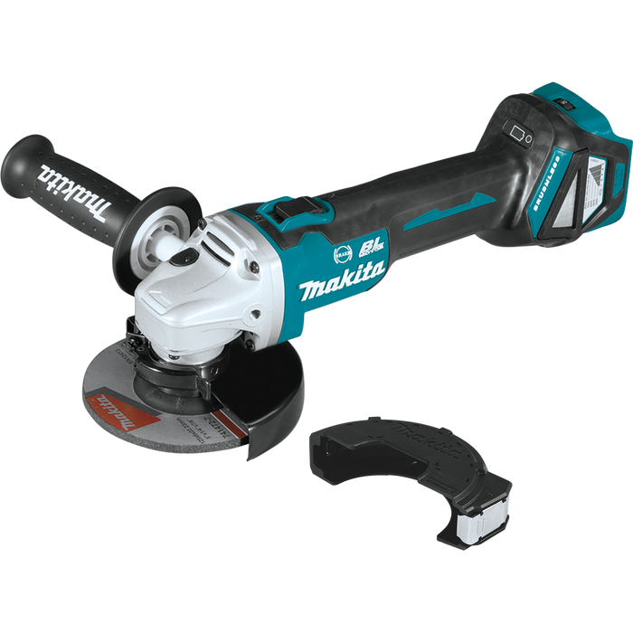 18V LXT® Lithium‑Ion Brushless Cordless 4‑1/2” / 5" Cut‑Off/Angle Grinder, with Electric Brake and AWS®, Tool Only