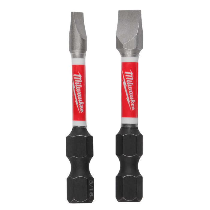 SHOCKWAVE™ 2" Impact Slotted 3/16" & 1/4" Power Bit (2 PK)